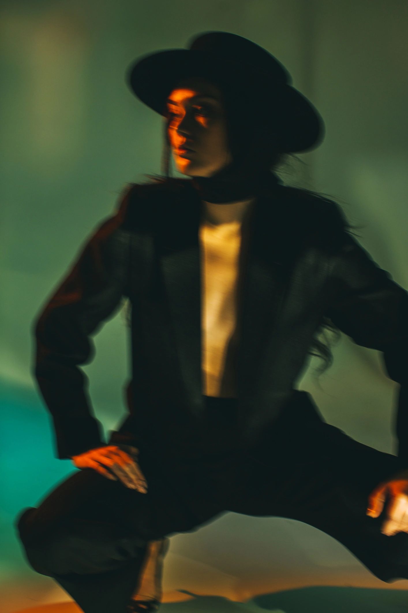 modern luxury fashion show editorial