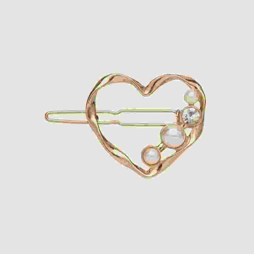 Heart Shape Pearl Hair Pin